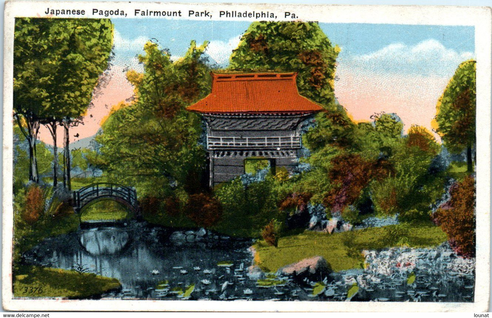 Japonese Pagoda - Fairmount Park , Philadelphia , Pa. - Philadelphia