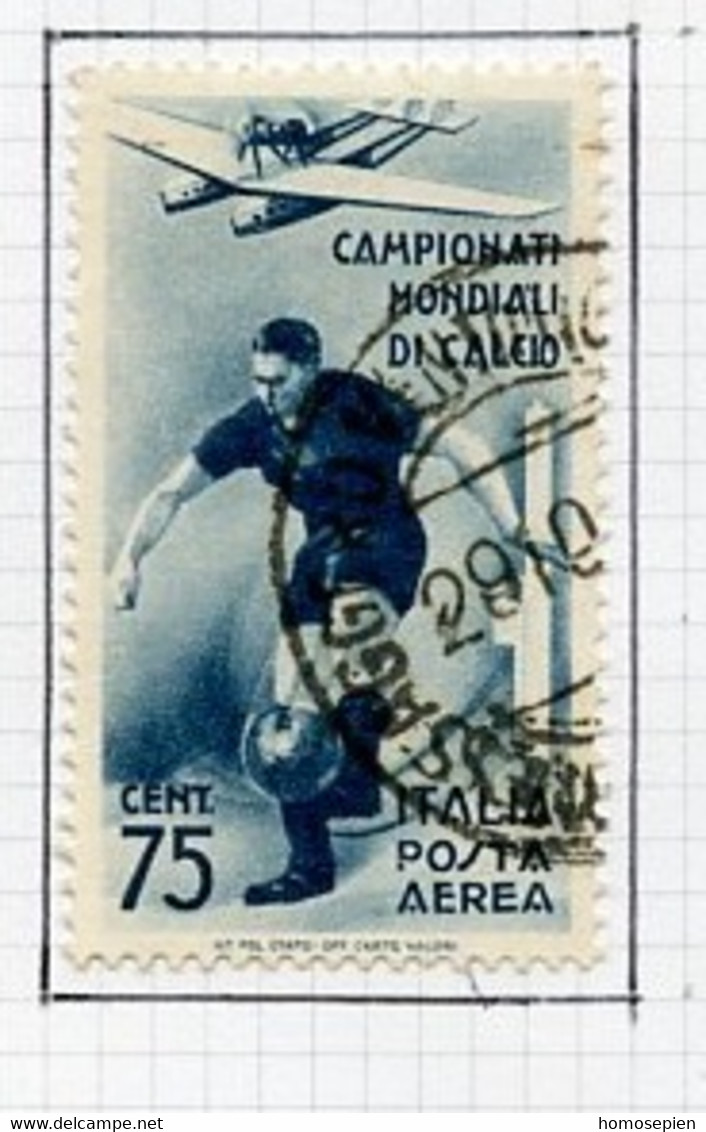 CMF Italie - Italy - Italien 1934 Y&T N°PA65 - Michel N°485 (o) - 75l Football - 1934 – Italia