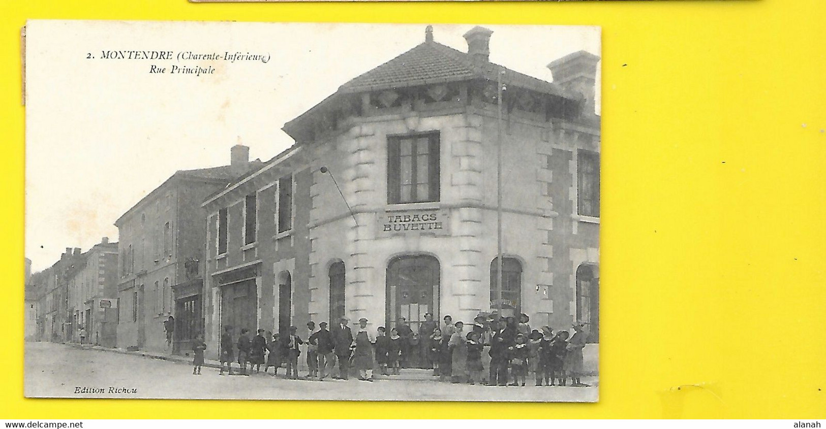 MONTENDRE Tabac Buvette Rue Principale (Richou) Chte Mme (17) - Montendre