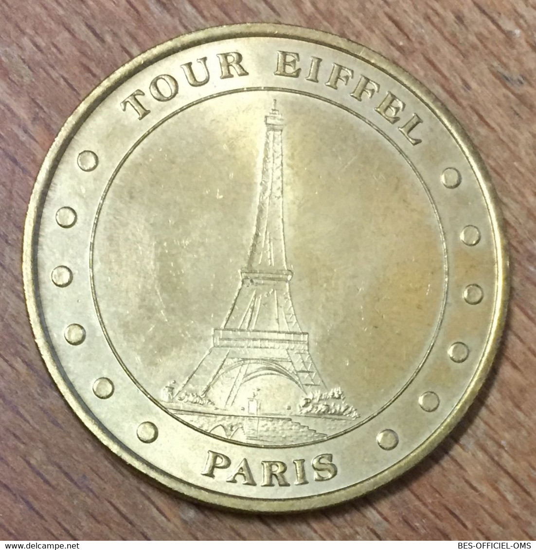 75007 PARIS TOUR EIFFEL N°2 MDP 2005 MÉDAILLE MONNAIE DE PARIS JETON TOURISTIQUE MEDALS TOKENS COINS FRANCE FRENCH - 2005