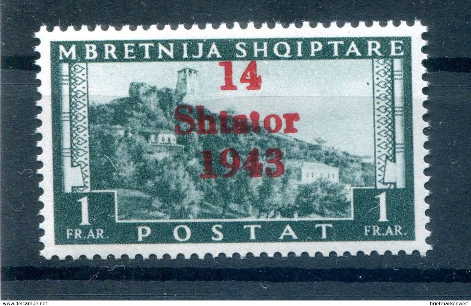 Albanien 11 LUXUS ** POSTFRISCH 35EUR (77831 - German Occ.: Albania