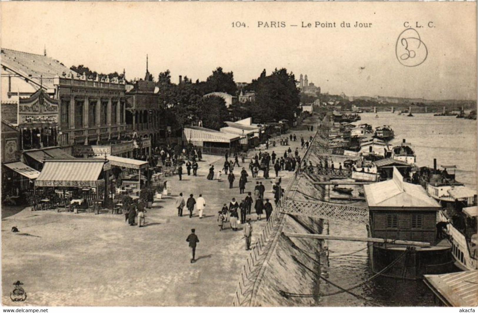 CPA Paris 16e - Le Point Du Jour (79307) - Arrondissement: 16