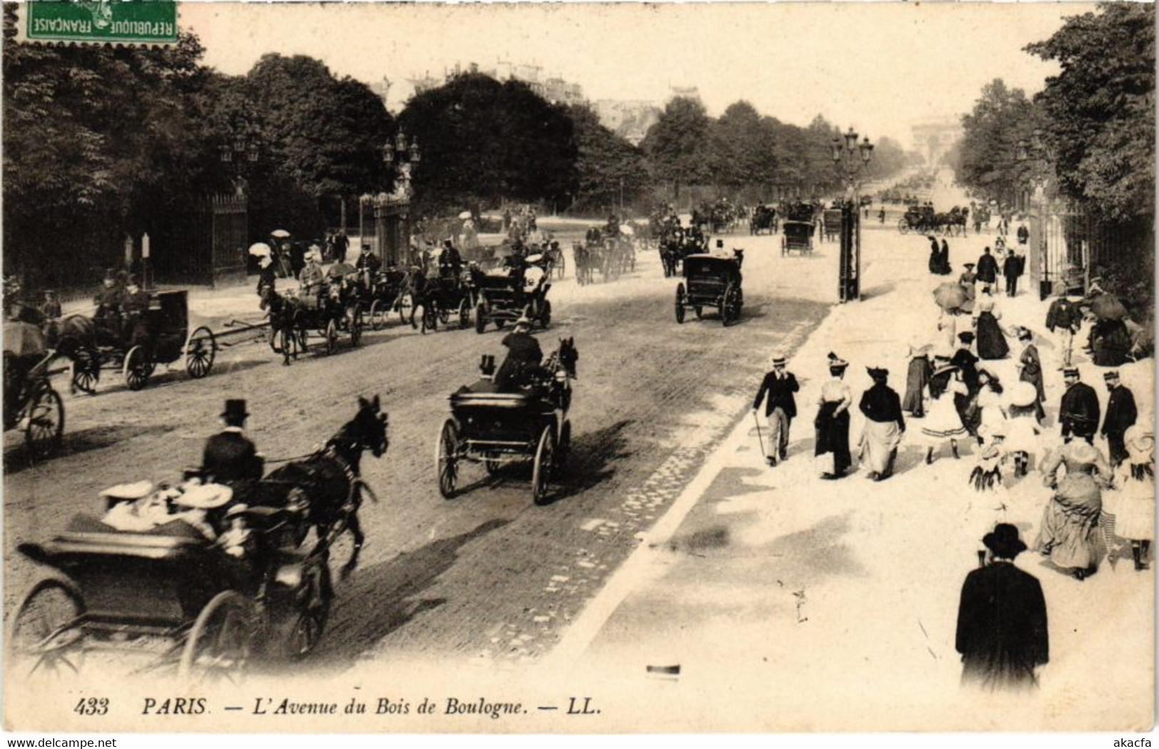 CPA Paris 16e - L'Avenue Du Bois De Boulogne (79308) - Arrondissement: 16