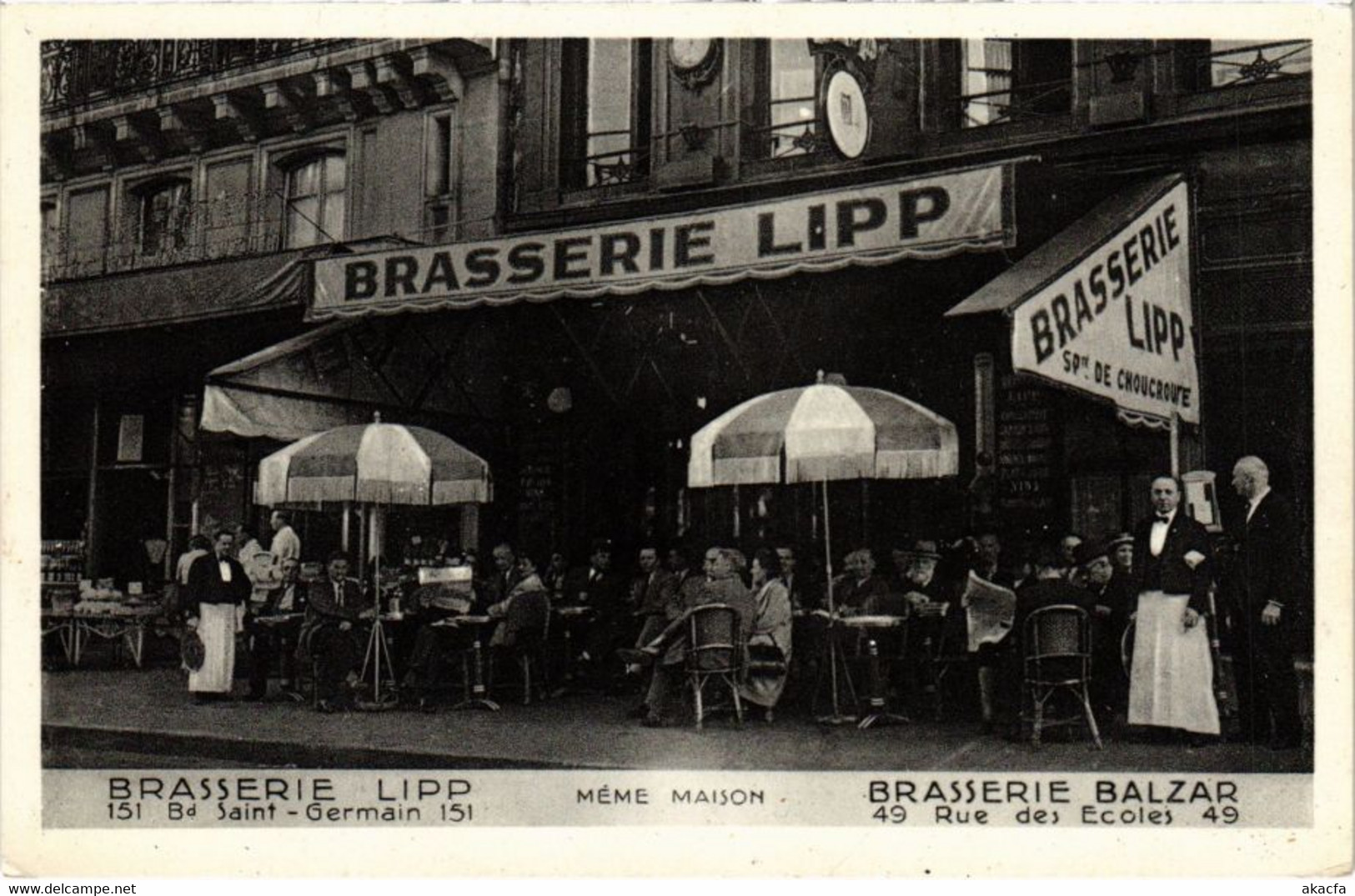 CPA Paris 6e - Brasserie Balzar (79716) - District 06