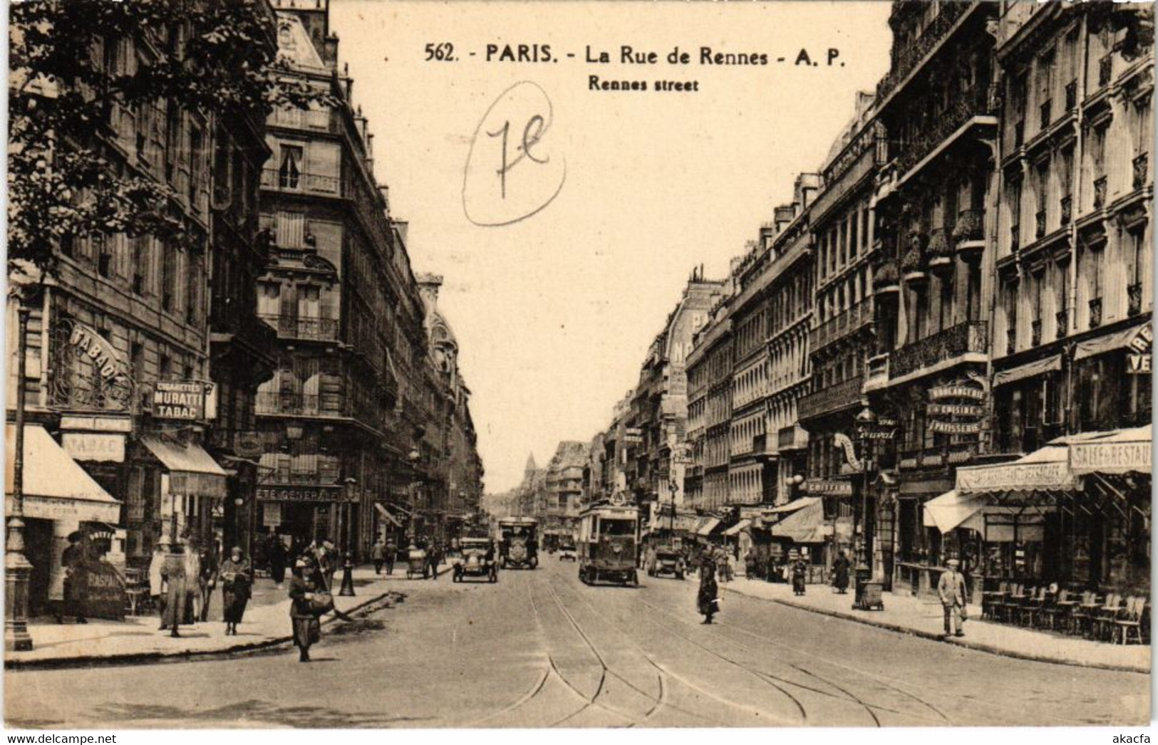 CPA Paris 6e - La Rue De Rennes (79718) - Distrito: 06