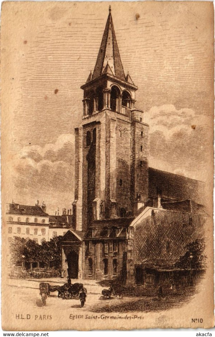 CPA Paris 6e - Église Saint-Germain Des Prés (79737) - Arrondissement: 06