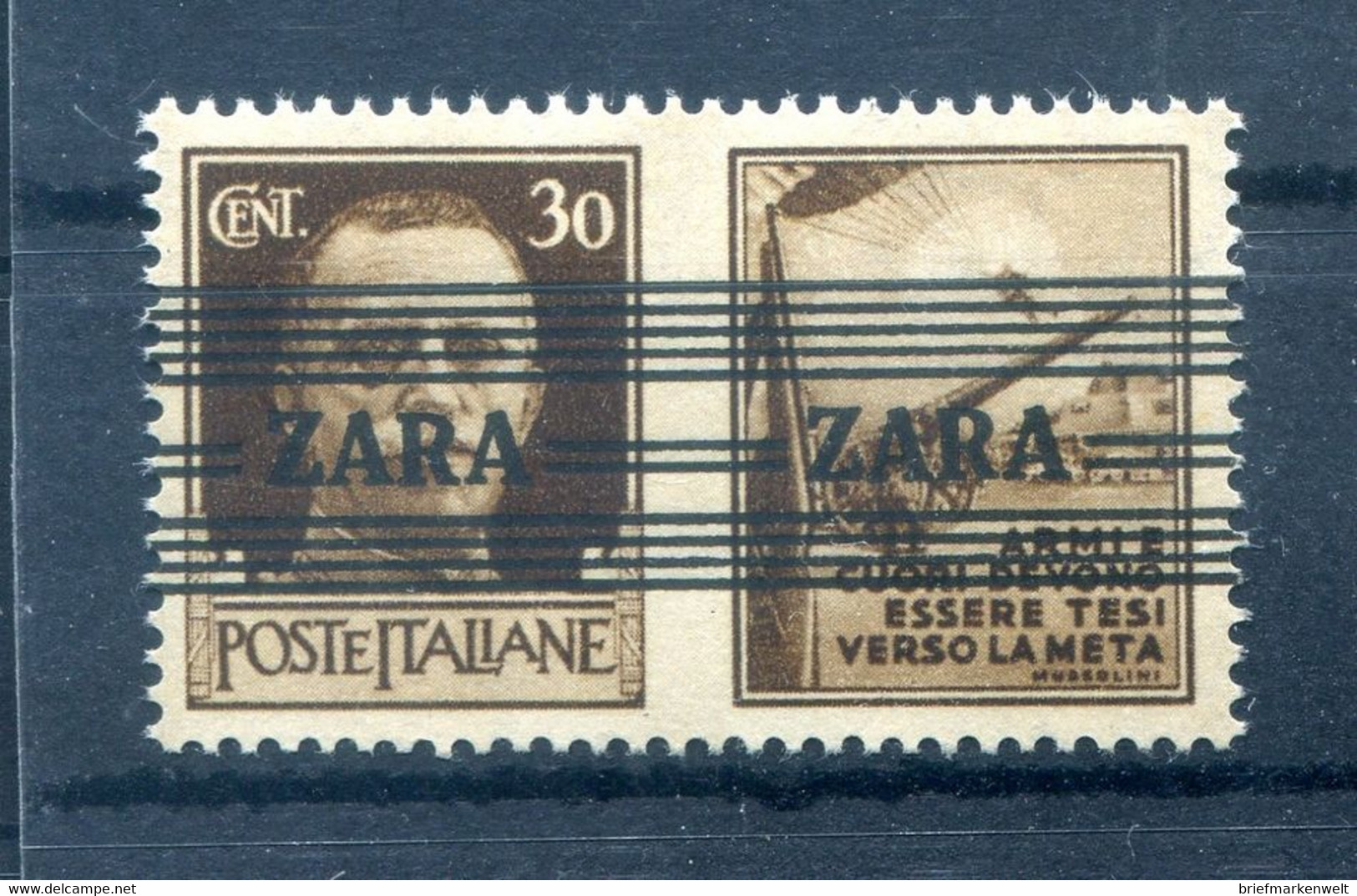 Zara 36-3 Tadellos ** MNH POSTFRISCH 60EUR (77996 - German Occ.: Zara