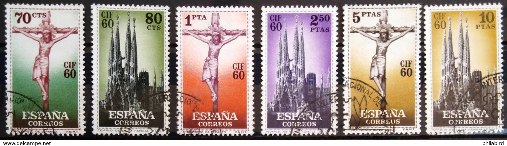 ESPAGNE                      N° 965/970                OBLITERE - Used Stamps