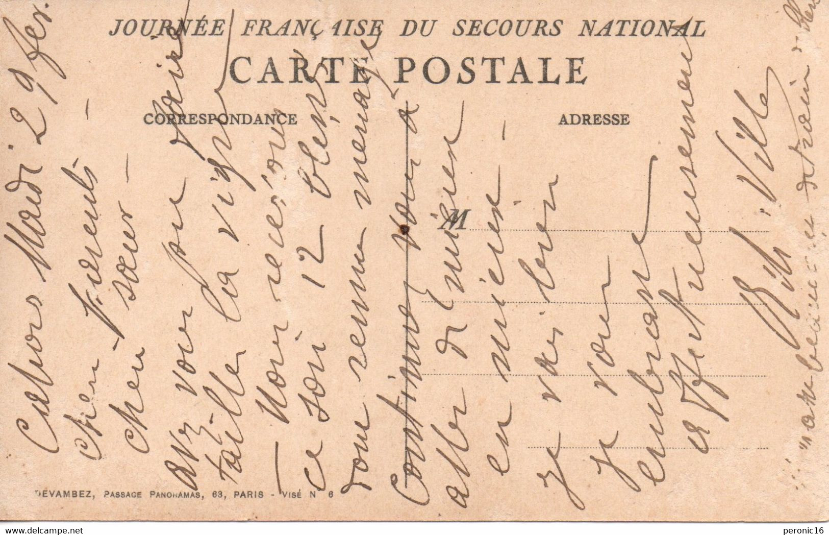 Rare CP Illustrée A. WILLETTE, 1915, Journée Française Du Secours National - Wilette