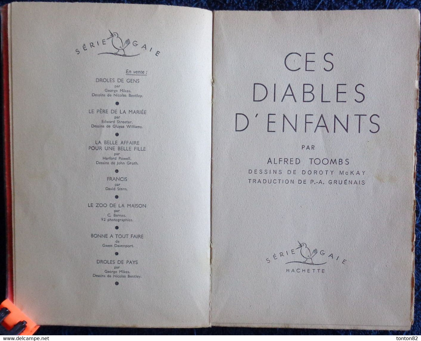 Alfred Toombs - Ces Diables D'Enfants - Hachette - ( 1951 ) . - Casterman