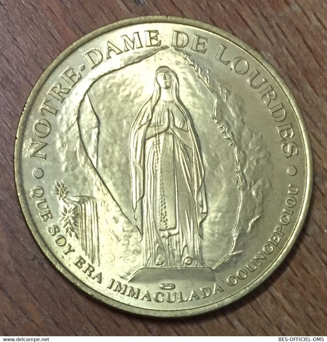 65 LOURDES JUBILAEUM A.D. 2000 MDP 2000 MÉDAILLE SOUVENIR MONNAIE DE PARIS JETON TOURISTIQUE MEDALS COINS TOKENS - 2000