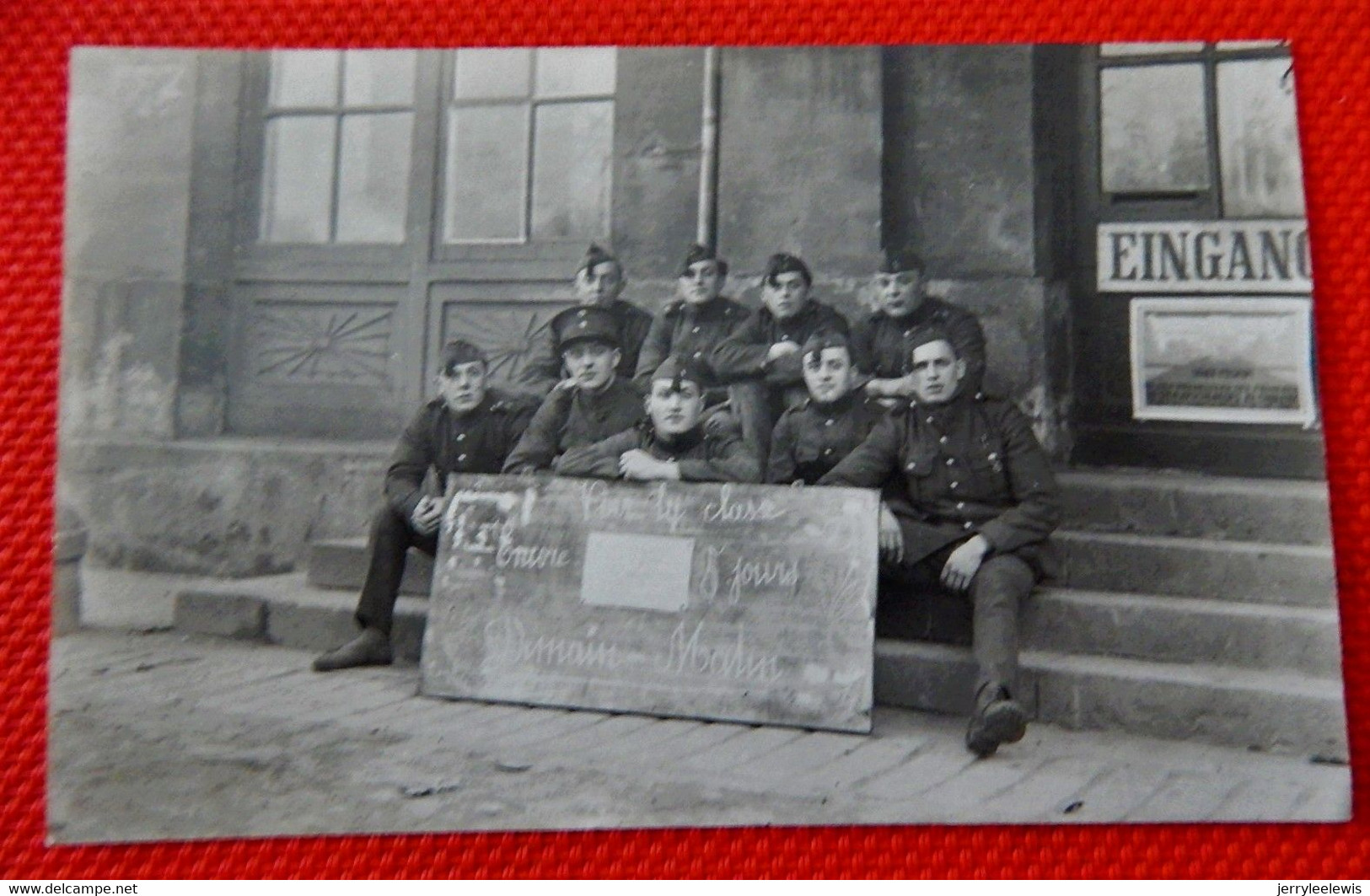 MILITARIA - ARMEE BELGE D'Occupation En Allemagne à Coblence - Photo De Groupe : " Vive La Classe ! " - Regimientos