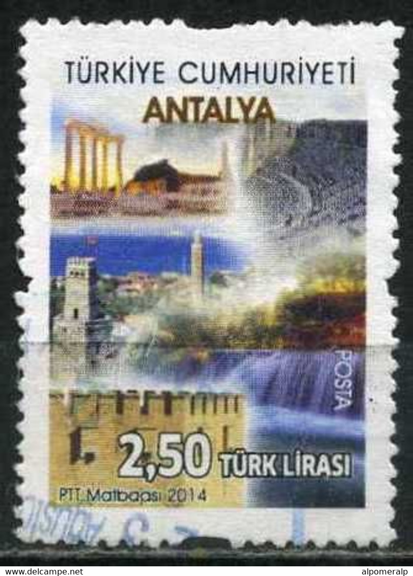Turkey 2014 - Mi. 4148 O, Tourism-Cities Of Turkey "Antalya" - Oblitérés