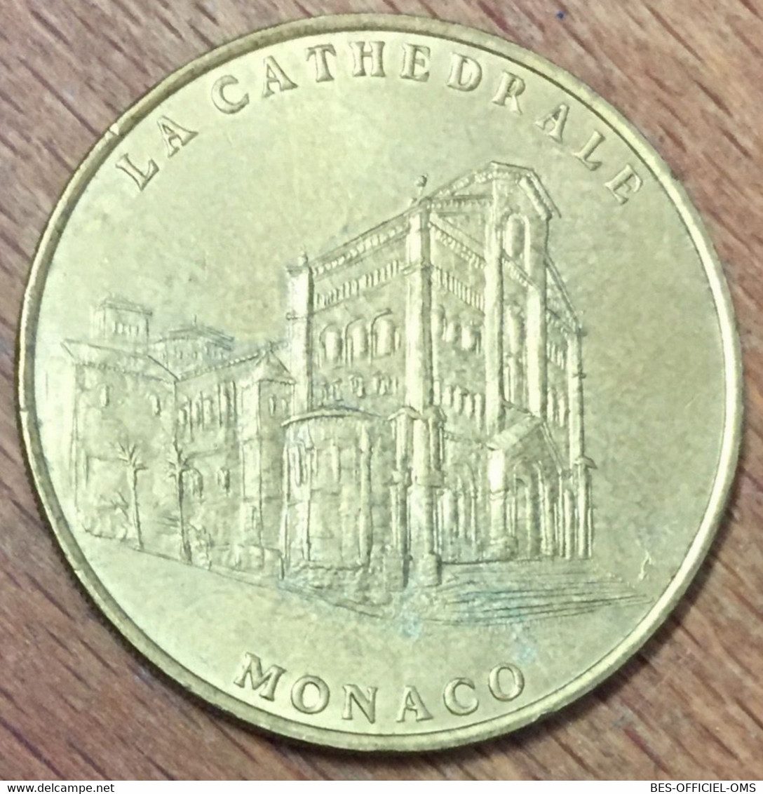 98 CATHÉDRALE DE MONACO MDP 2000 MÉDAILLE SOUVENIR MONNAIE DE PARIS JETON TOURISTIQUE MEDALS COINS TOKENS - 2000