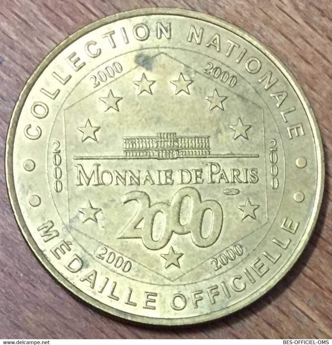 98 CATHÉDRALE DE MONACO MDP 2000 MÉDAILLE SOUVENIR MONNAIE DE PARIS JETON TOURISTIQUE MEDALS COINS TOKENS - 2000