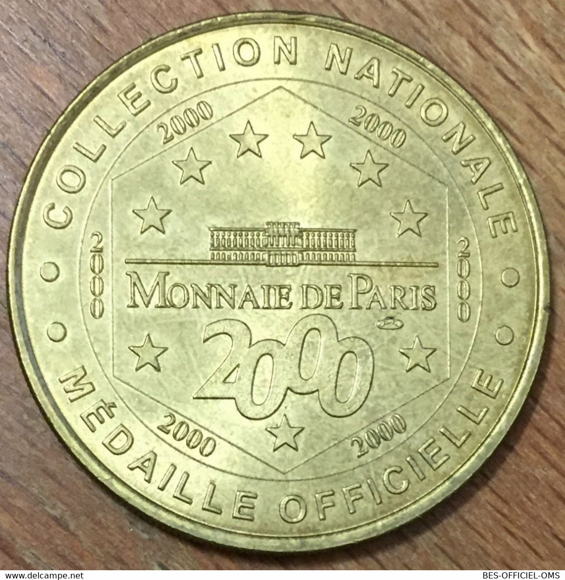 98 MONACO PALAIS PRINCIER MDP 2000 MÉDAILLE SOUVENIR MONNAIE DE PARIS JETON TOURISTIQUE MEDALS COINS TOKENS - 2000