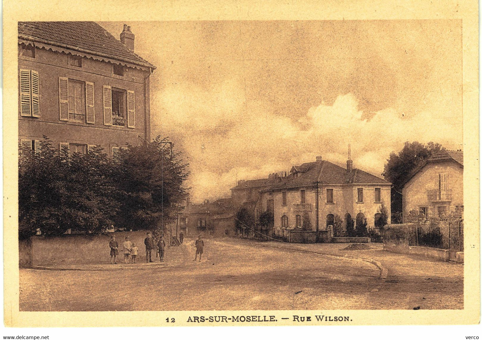 Carte POSTALE Ancienne De   ARS Sur MOSELLE - Rue Wilson - Ars Sur Moselle