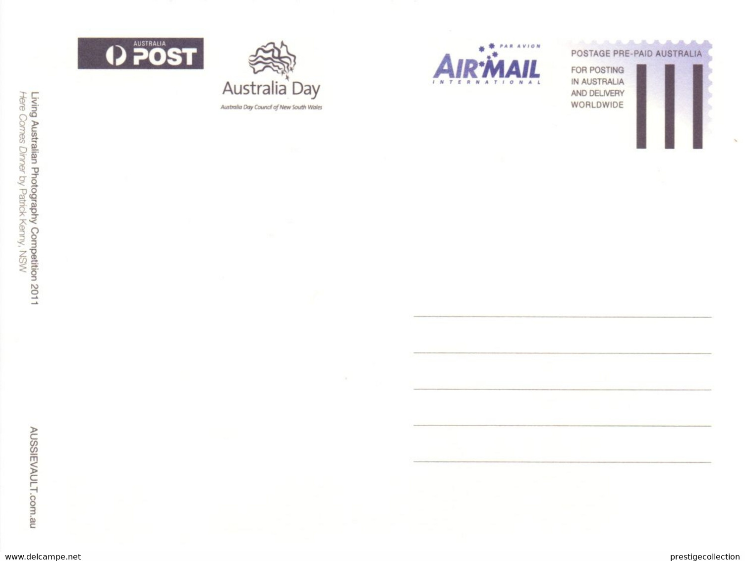 AUSTRALIA AIR MAIL    (SETT200762) - Unclassified