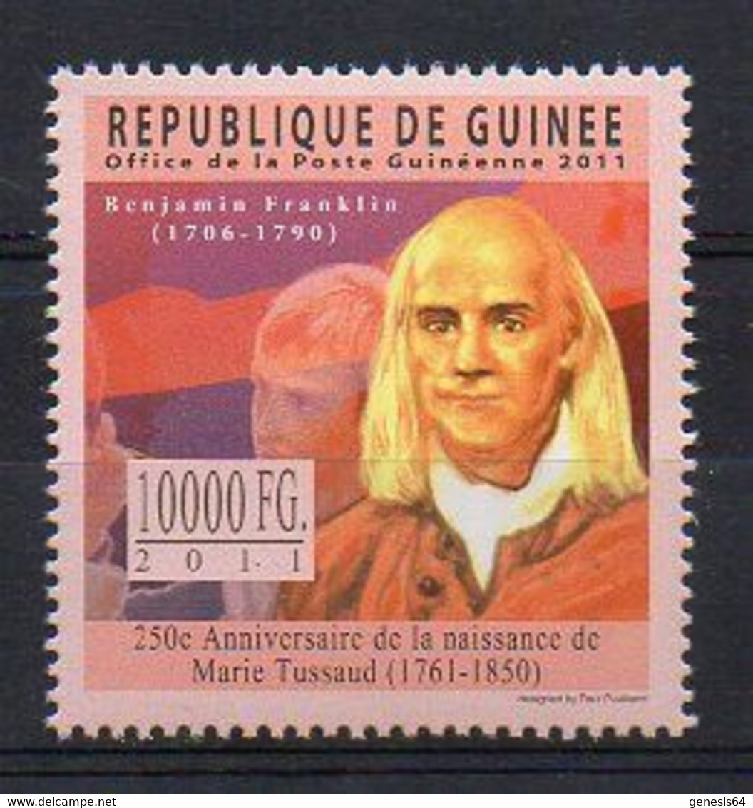 250th Anniversary Of Birth Of Marie Tussaud (1761-1850) & Benjamin Franklin - Celebrity Stamp - MNH (1W10104) - Autres & Non Classés