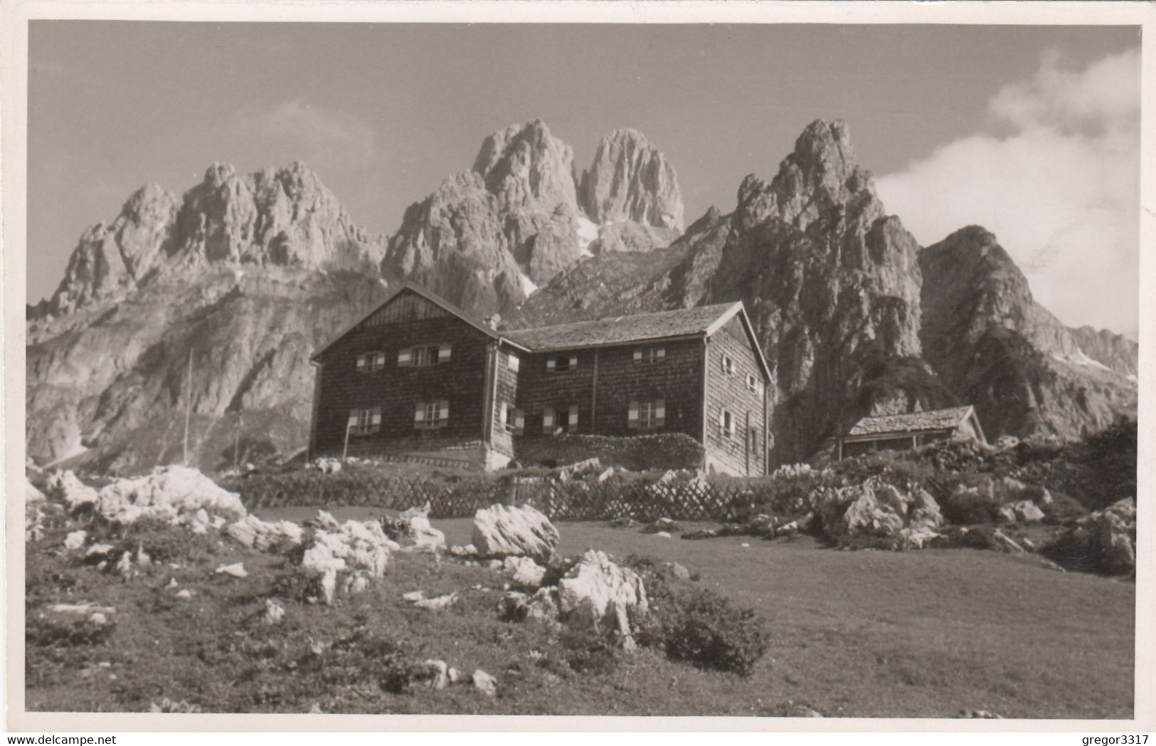 67) HOFPÜRGLHÜTTE Mit Bischofmütze 1954 - Gel. Ebensee ALT ! - Ebensee