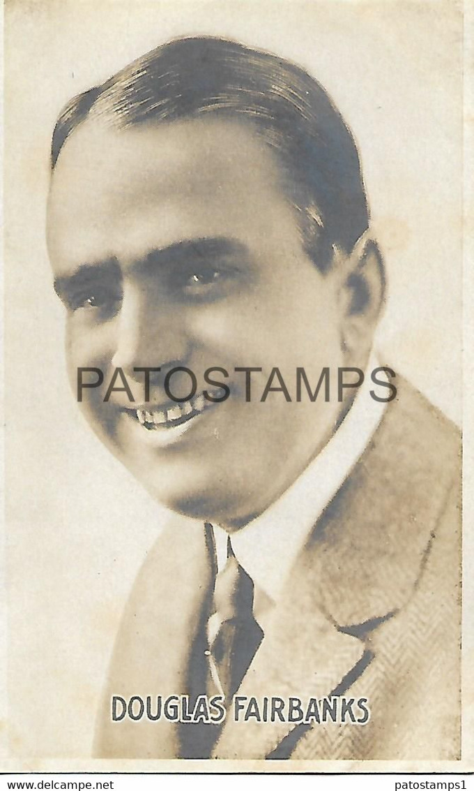 143825 ARTIST DOUGLAS FAIRBANKS US DIRECTING ACTOR SCRIPT POSTAL POSTCARD - Entertainers