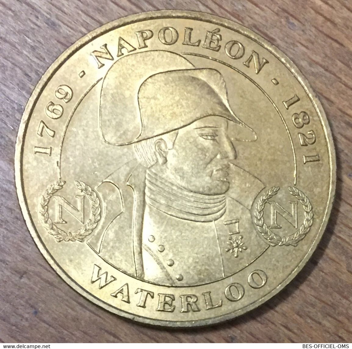 BELGIQUE WATERLOO NAPOLEON 1769 - 1821 MÉDAILLE SOUVENIR MONNAIE DE PARIS 2006 JETON TOURISTIQUE TOKEN MEDAL COIN - Touristiques