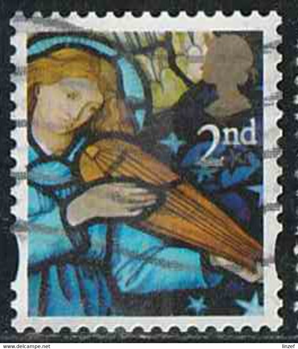 GB 2009 Yv. N°3209 - Noël - "Ange Jouant Du Luth", De William Morris - Oblitéré - Used Stamps