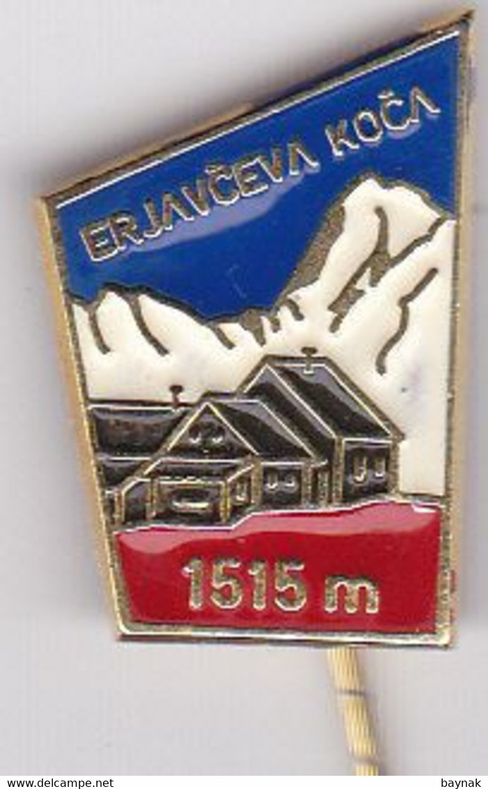 SLOVENIA  - PIN  --   ERJAVCEVA KOCA  --  CLIMBING SOCIETY, MOUNTAINEERING, ALPINISM - Alpinism, Mountaineering