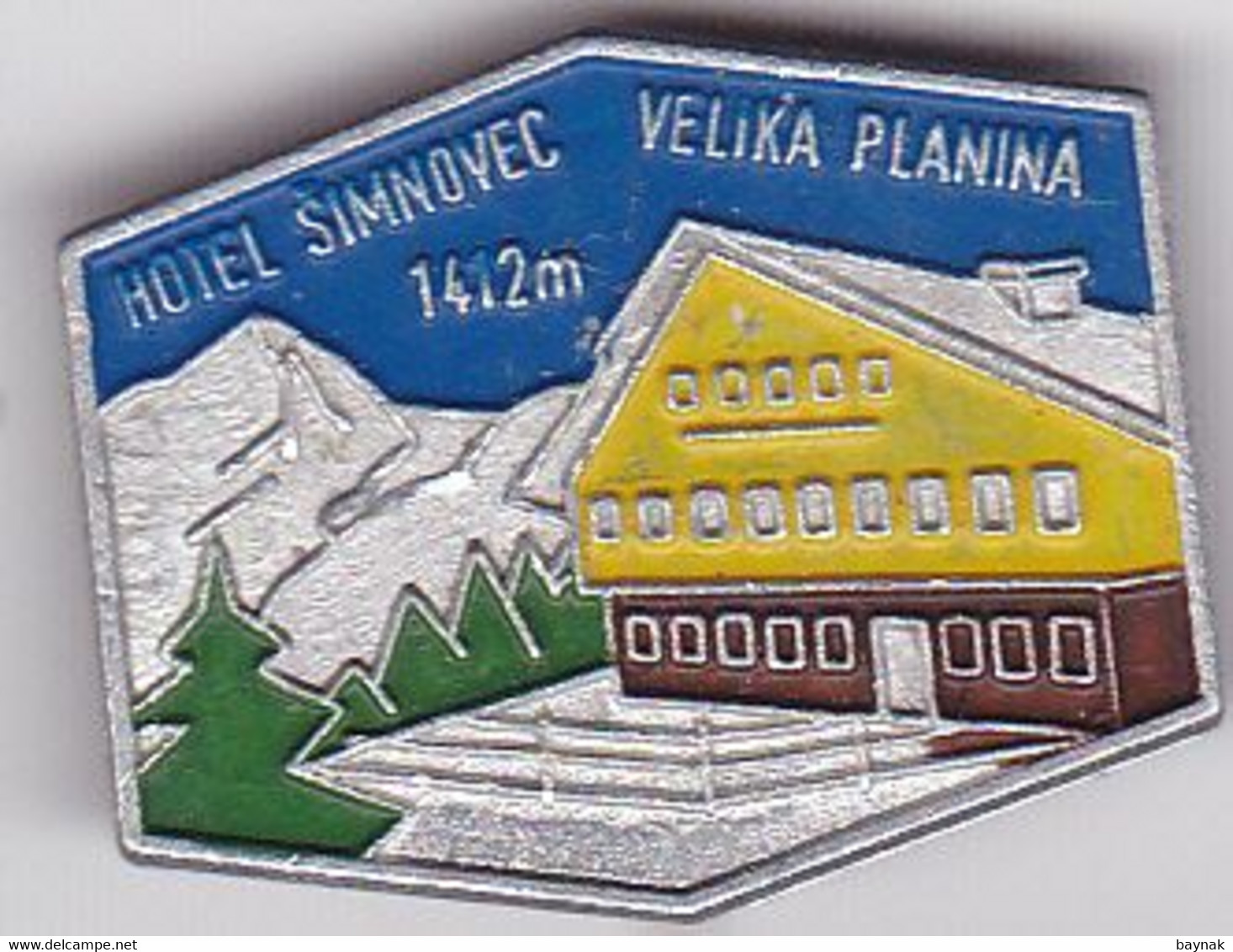 SLOVENIA  --  PIN  --  HOTEL SIMNOVEC  --  VELIKA PLANINA  --  CLIMBING SOCIETY, MOUNTAINEERING, ALPINISM - Alpinism, Mountaineering