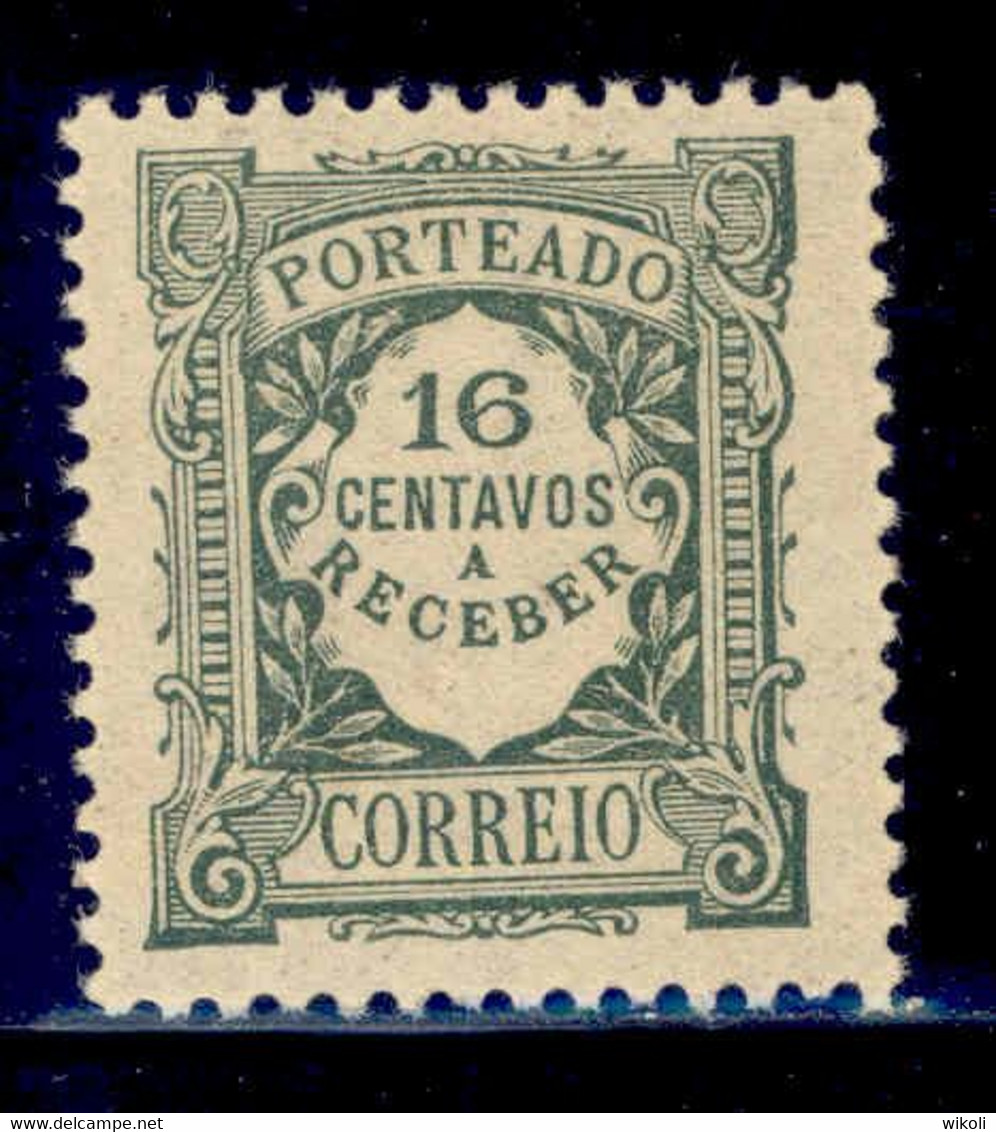 ! ! Portugal - 1922 Postage Due 16 C - Af. P 33 - MH - Nuovi