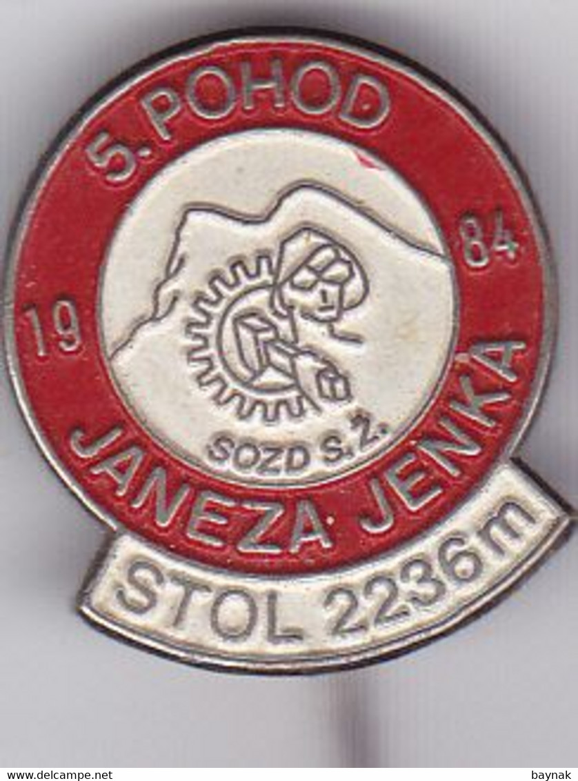 SLOVENIA -  PIN  -  SOZD S. Z.   --  5. POHOD JANEZA JENKA 1984. -   CLIMBING SOCIETY, MOUNTAINEERING, ALPINISM - Alpinism, Mountaineering