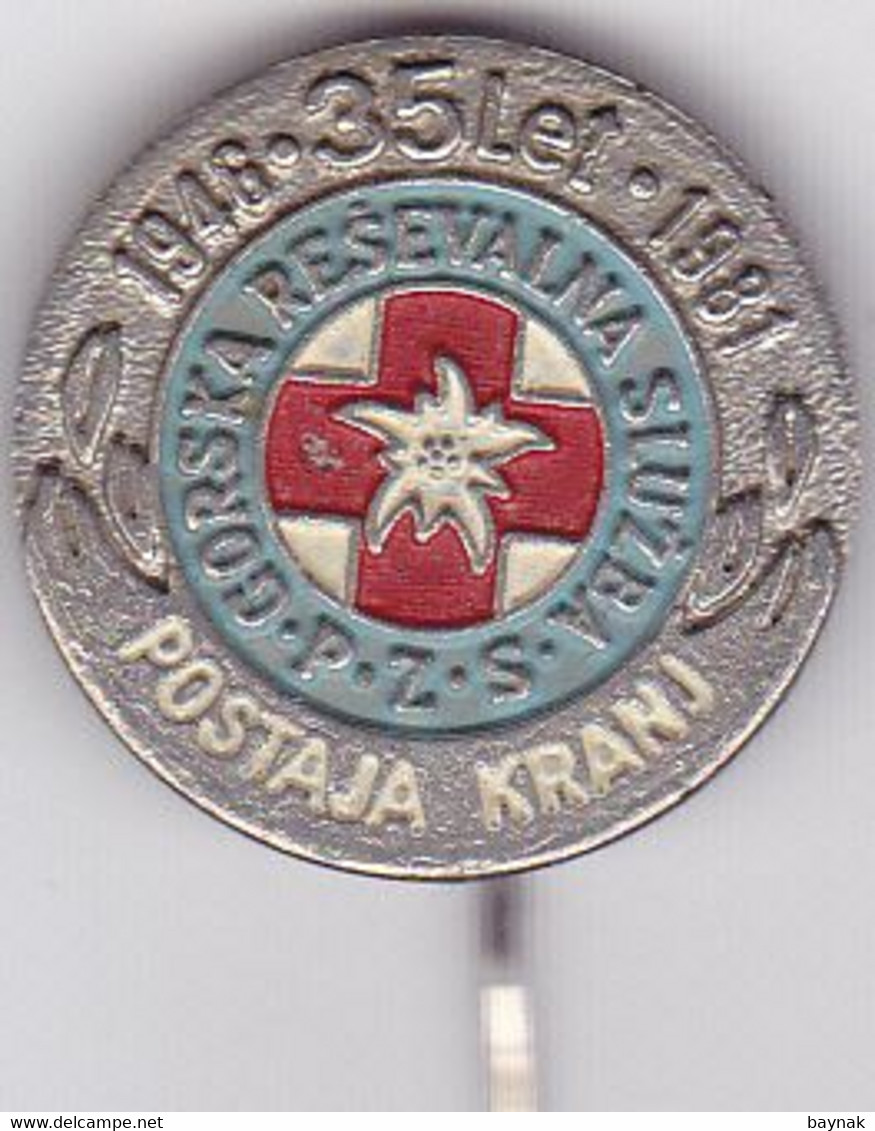 SLOVENIA -  PIN  --  GORSKA RESAVALNA SLOZBA -  POSTAJA KRANJ  --   CLIMBING SOCIETY, MOUNTAINEERING, ALPINISM - Alpinismus, Bergsteigen