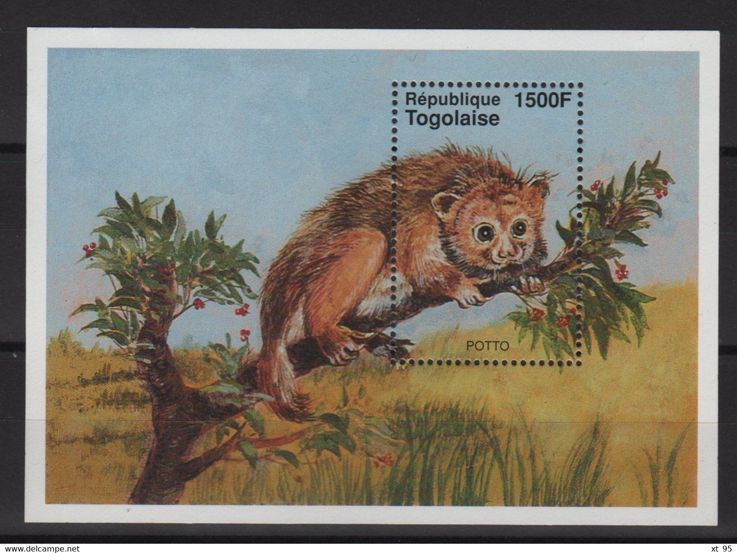 Togo - BF N°303 - Faune - Potto - Cote 7.25€ - ** Neufs Sans Charniere - Togo (1960-...)