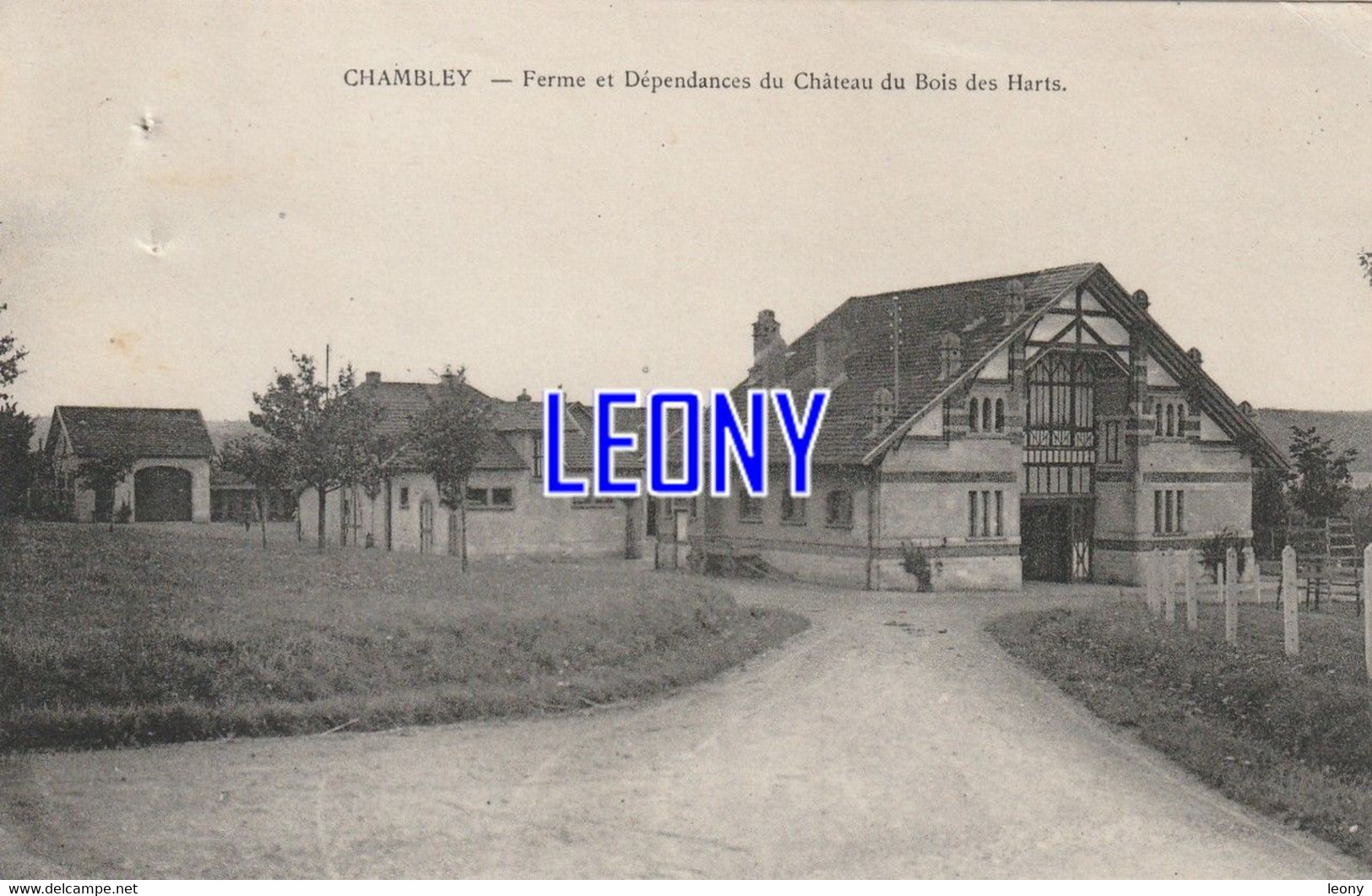 CPSM 9X14 De CHAMBLEY (54) - FERME Et DEPENDANCES Du CHÂTEAU Du BOIS Des HARTS  -1939 - Chambley Bussieres