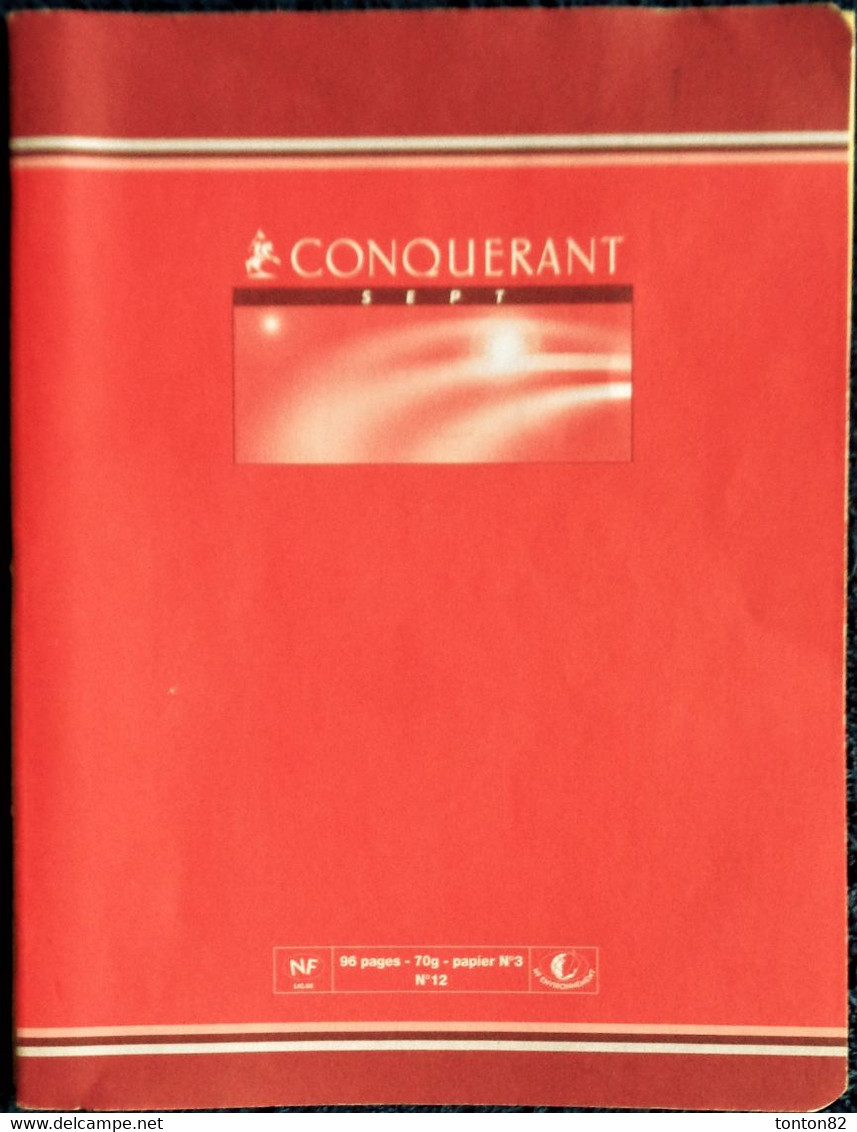 Cahier  - Conquérant - Sept  . - Transport