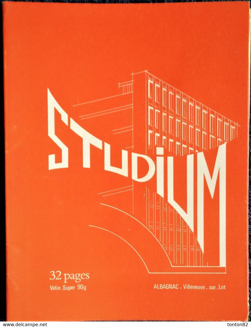 Cahier  - STUDIUM - 32 Pages . - Transporte