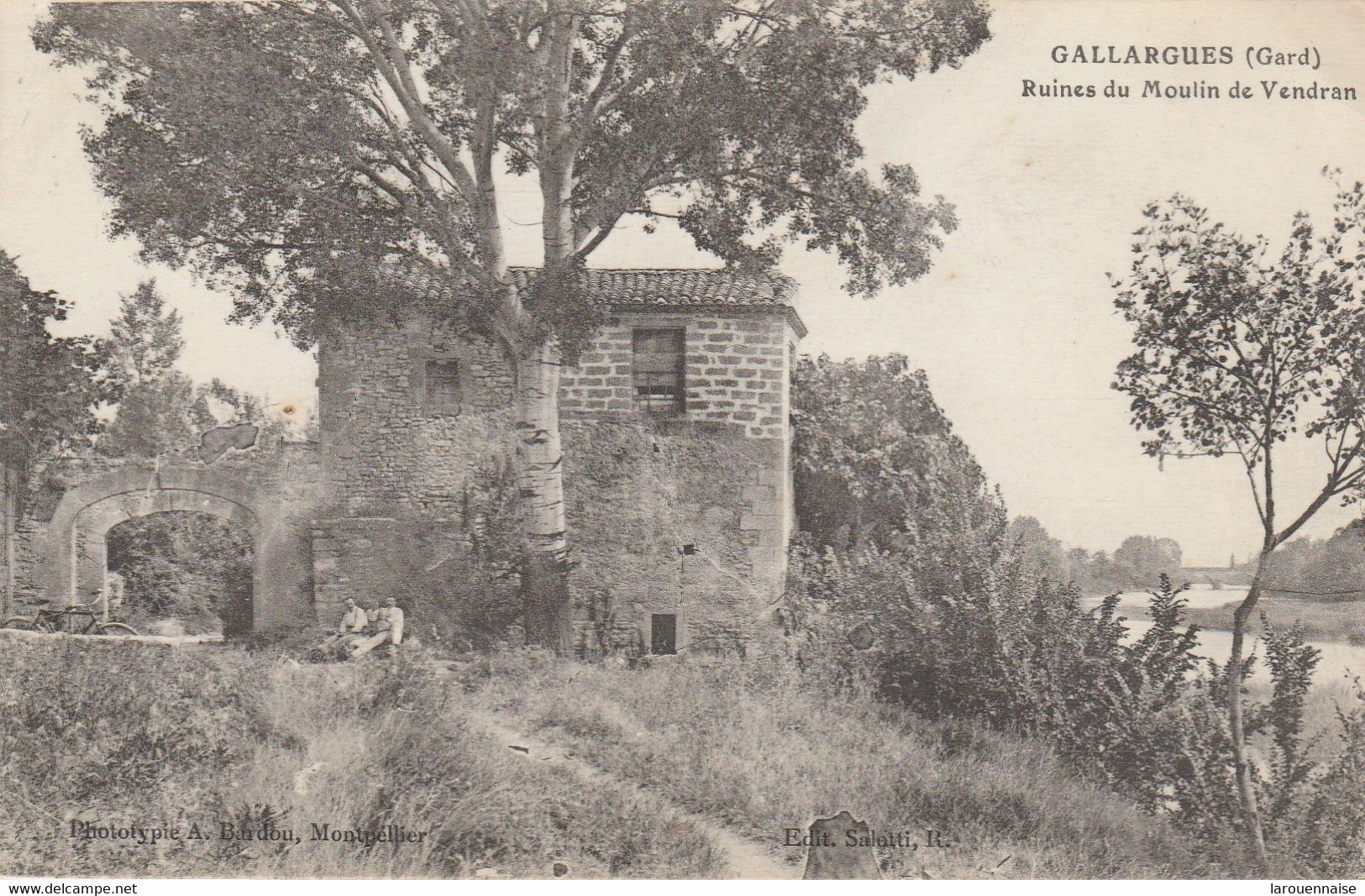 30 - GALLARGUES - Ruines Du Moulin De Vendran - Gallargues-le-Montueux