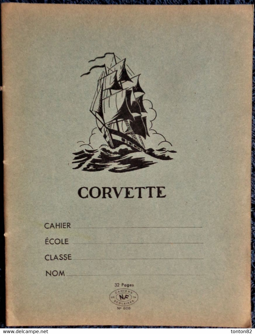 Cahier  - Corvette - 32 Pages . - Transports