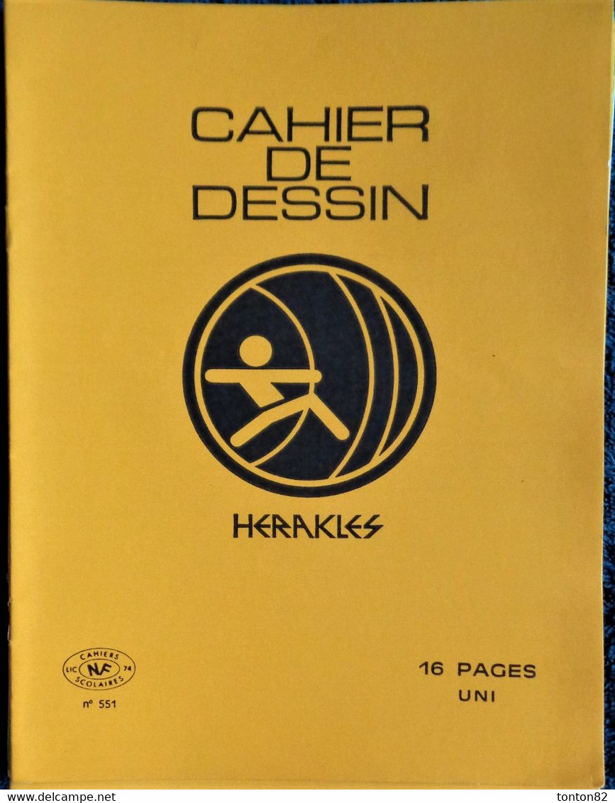 Cahier De DESSIN - Héraklès - 16 Pages Jaune .. - Transport