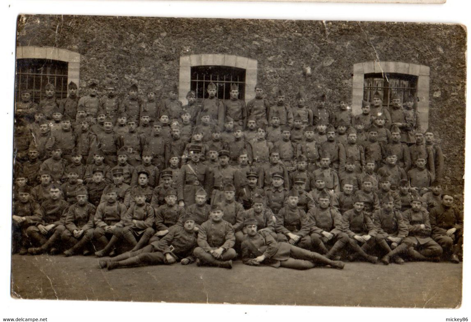 Guerre 14-18 -- Carte Photo  De Soldats  (animée) ...........régiment  ?????.................à Saisir - Regimenten