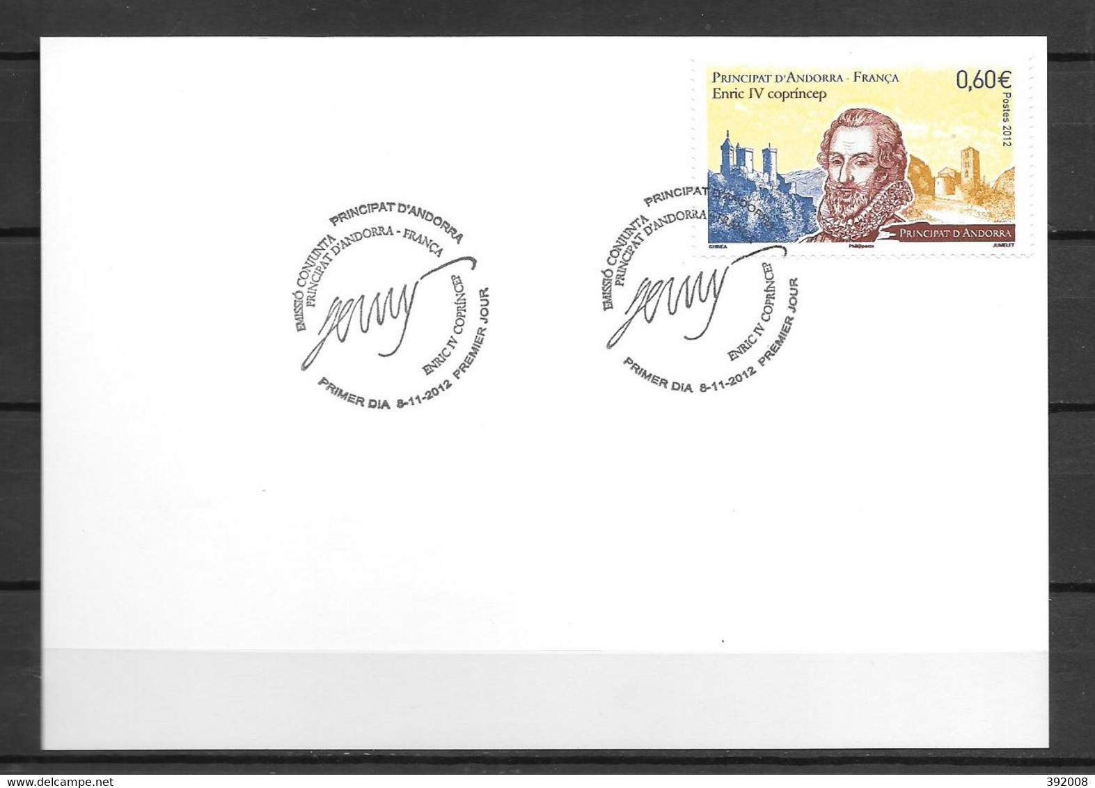 2012 - 732 - Henri IV - FDC