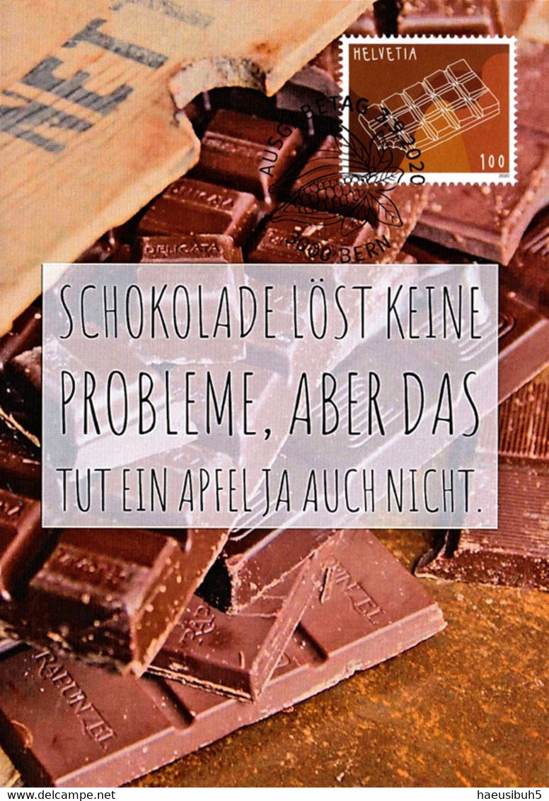 Maximumkarte 2020 Schokolade / Chocolate / Chocolat / Cioccolato - Maximumkarten (MC)