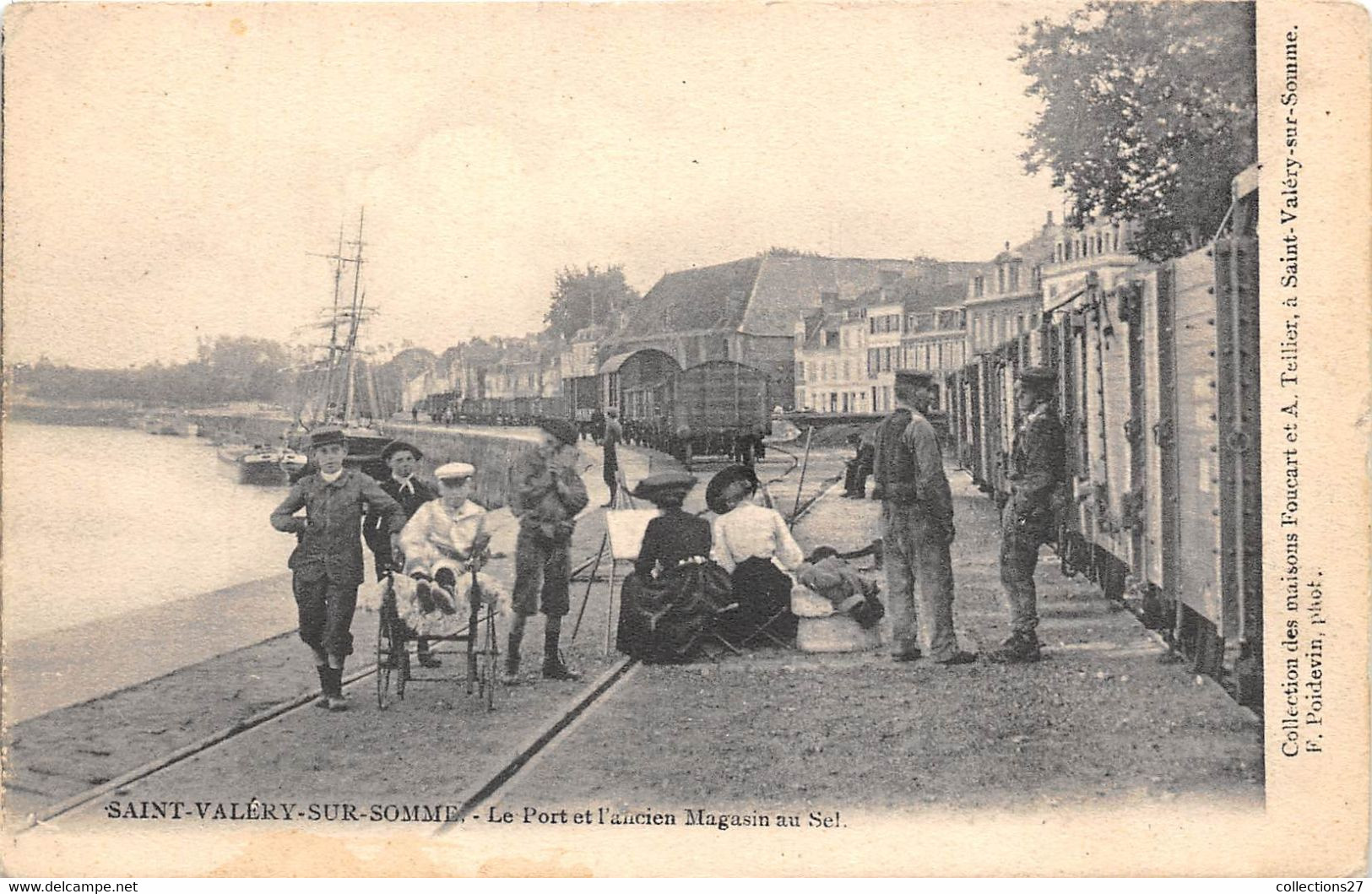 80-SAINT-VALERY-SUR-SOMME- LE PORT ET L'ANCIEN MAGASIN AU SEL - Saint Valery Sur Somme