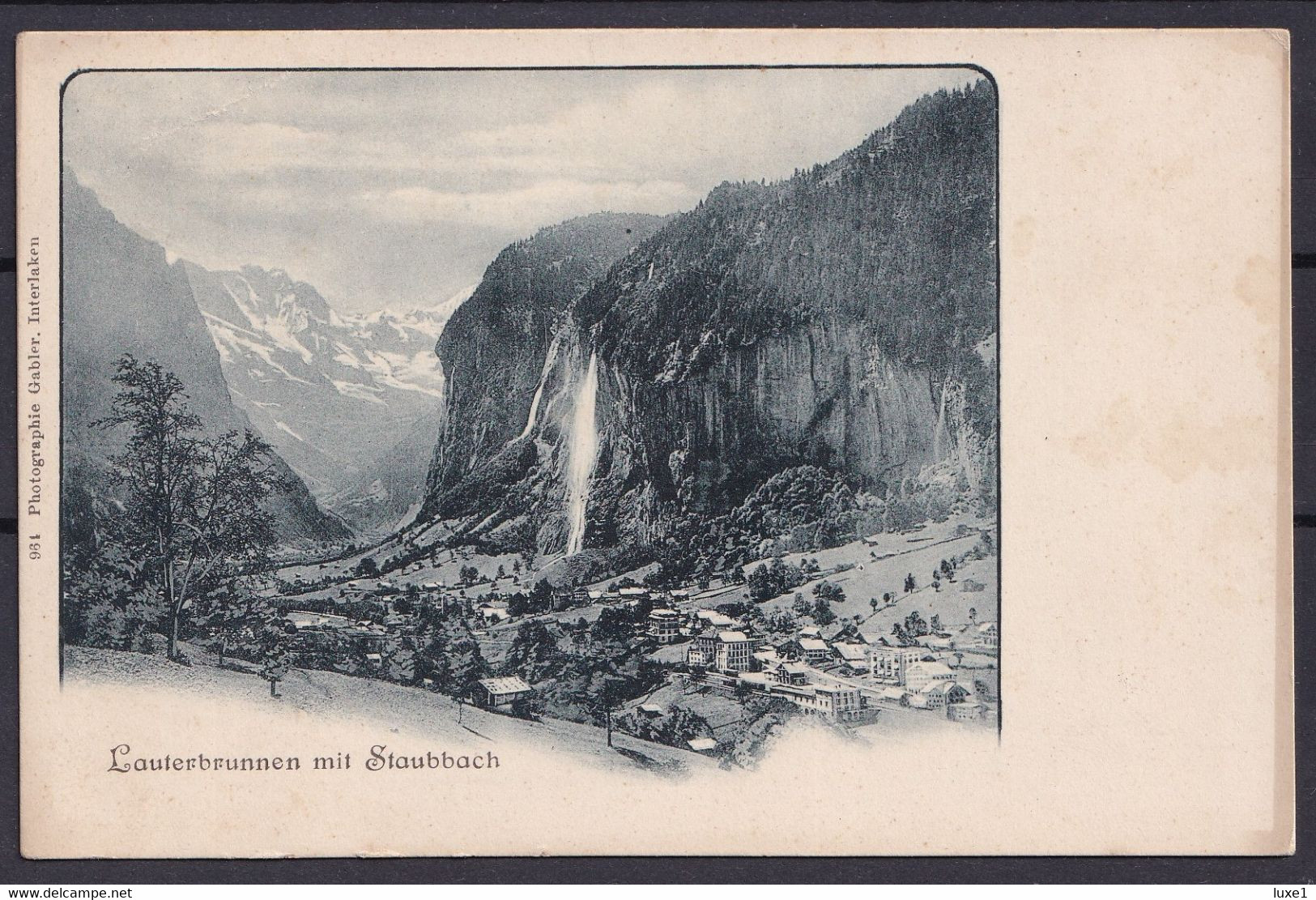 SWITZERLAND ,  Lauterbrunnen ,  OLD  POSTCARD - Lauterbrunnen