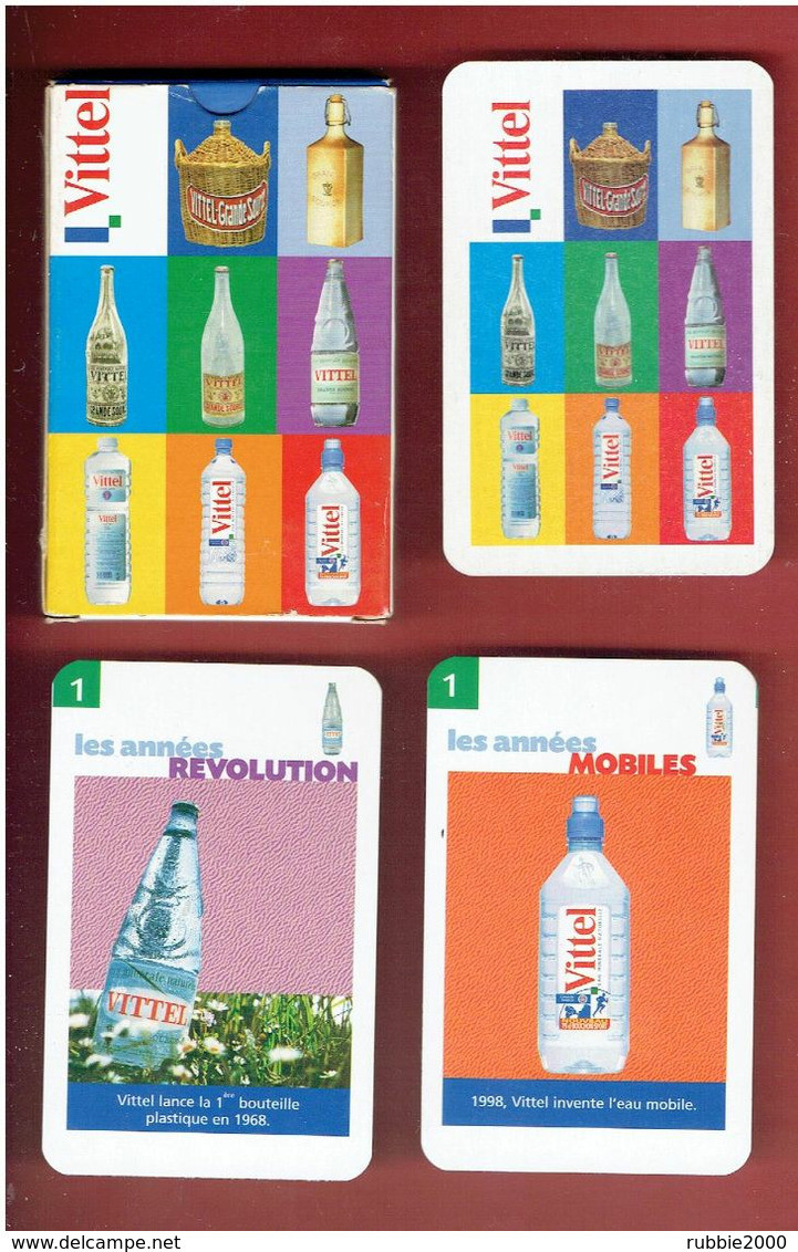 EAU MINERALE VITTEL JEU DE CARTES DES 7 FAMILLES 1900 2000 UN SIECLE DE VITALITE - Other & Unclassified