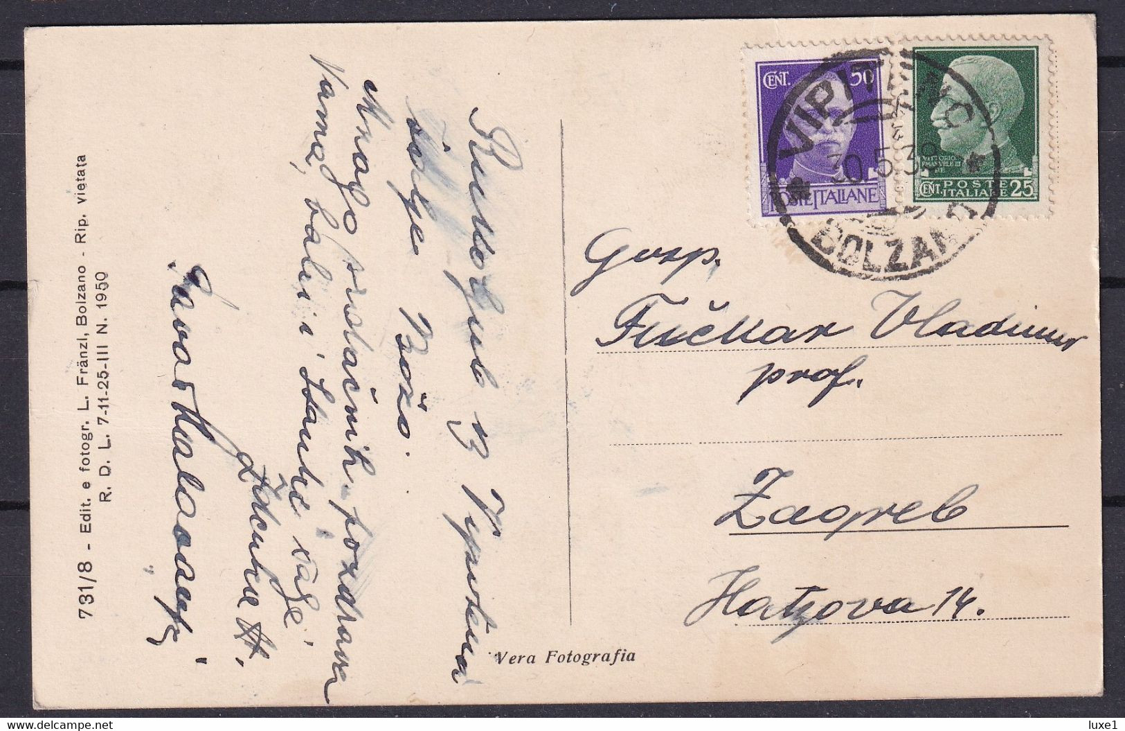 ITALY , Vipiteno ,  OLD  POSTCARD - Vipiteno