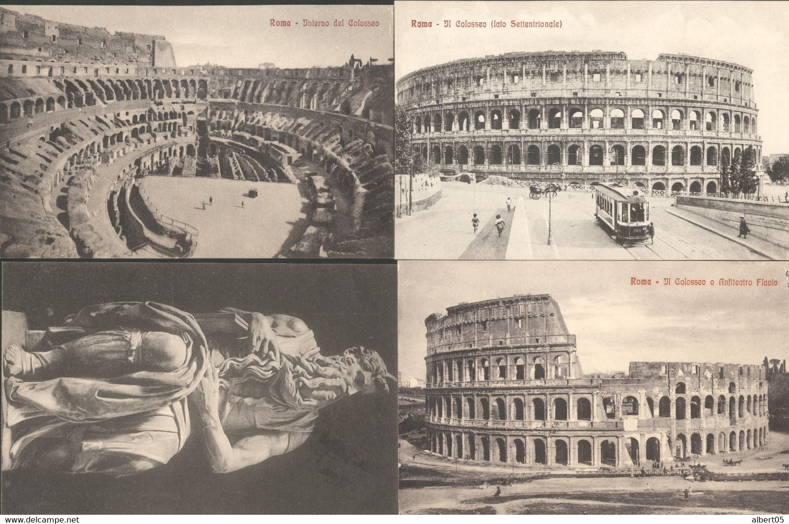 Rome  Lot De 8 CPA - Collections & Lots