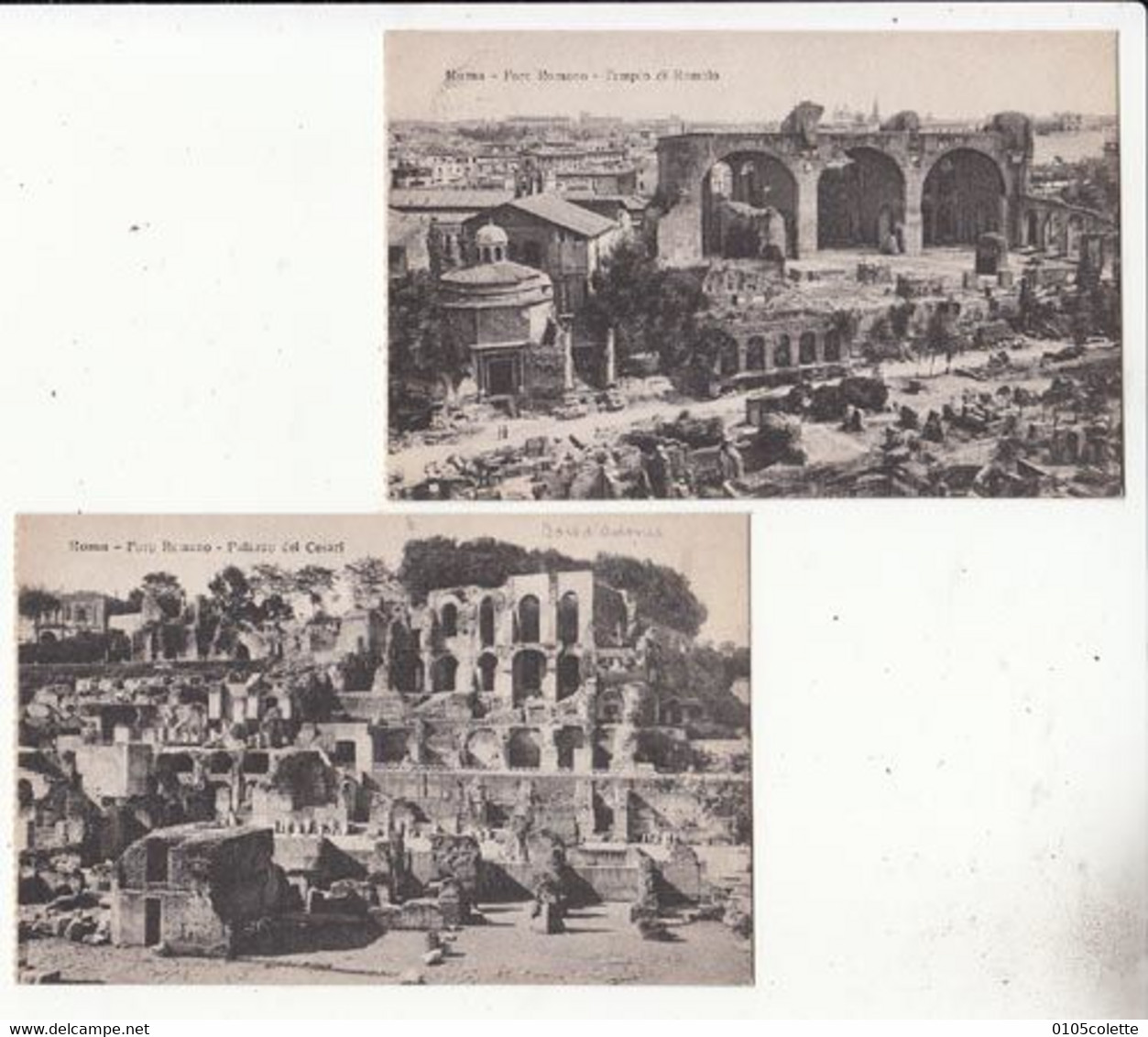 Italie - Rome - Roma - 6 Cartes Foro Romano  : Achat Immédiat - ( Cd039 ) - Verzamelingen