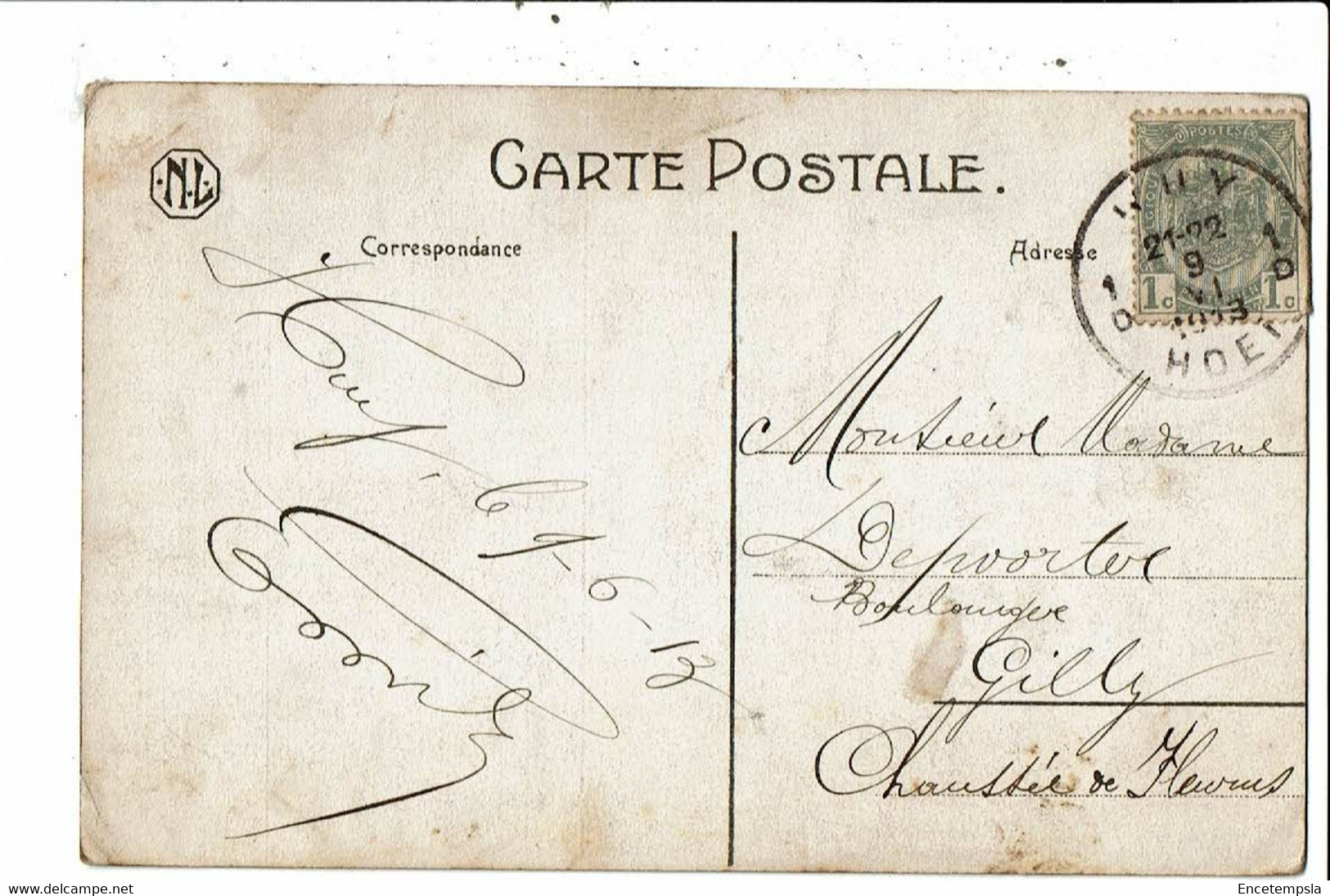 CPA-Carte Postale-Belgique Hermalle-sous-Huy- Le Château -1913 VM22059dg - Engis