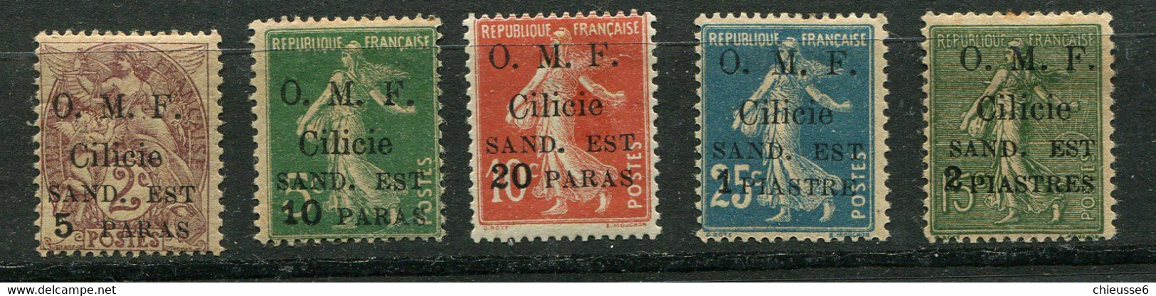 Cilicie *  N° 99 à 103 - Unused Stamps